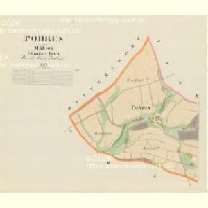Pohres - m0179-1-001 - Kaiserpflichtexemplar der Landkarten des stabilen Katasters