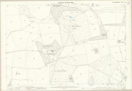 Northumberland (Old Series) X.11 (includes: Ford; Lowick) - 25 Inch Map