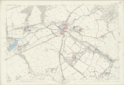 Devon LXXXVIII.1 (includes: Bridestowe; Sourton) - 25 Inch Map