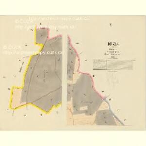 Drzis - c1572-1-001 - Kaiserpflichtexemplar der Landkarten des stabilen Katasters