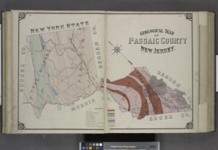 Geological Map of Passaic County, New Jersey.