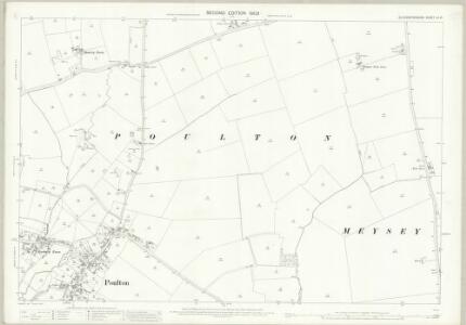 Gloucestershire LII.10 (includes: Ampney St Mary; Ampney St Peter; Meysey Hampton; Poulton) - 25 Inch Map