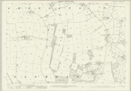 Suffolk XLIX.15 (includes: Benhall; Great Glemham; Rendham; Swefling) - 25 Inch Map