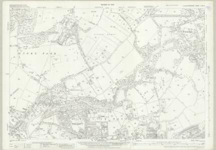Gloucestershire LXXII.6 (includes: Bristol; Mangotsfield Urban; Stoke Gifford; Winterbourne) - 25 Inch Map