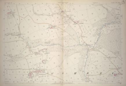 Devon XLII.1 (includes: Ashreigney; Burrington) - 25 Inch Map