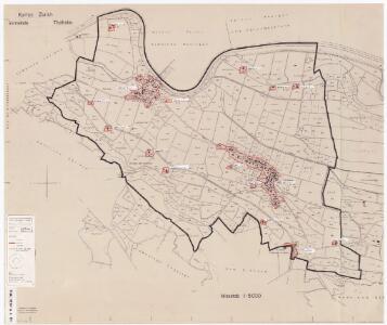 Thalheim an der Thur: Definition der Siedlungen für die eidgenössische Volkszählung am 01.12.1970; Siedlungskarte