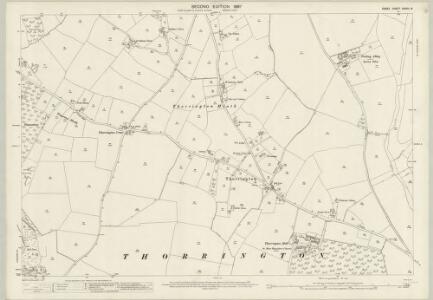 Essex (1st Ed/Rev 1862-96) XXXVII.8 (includes: Alresford; Thorrington) - 25 Inch Map
