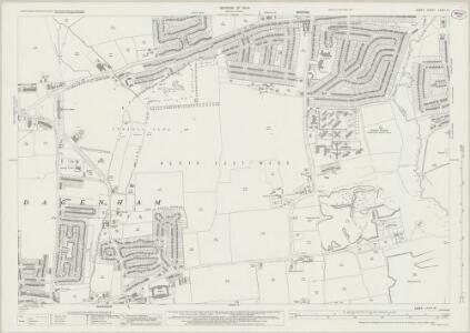 Essex (New Series 1913-) n LXXIX.14 (includes: Dagenham; Romford) - 25 Inch Map