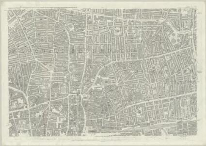 London (First Editions c1850s) XXVII (includes: Bethnal Green; Shoreditch; Stepney) - 25 Inch Map