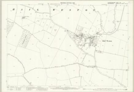 Huntingdonshire XXV.6 (includes: Eaton Socon; Hail Weston; Little Paxton) - 25 Inch Map