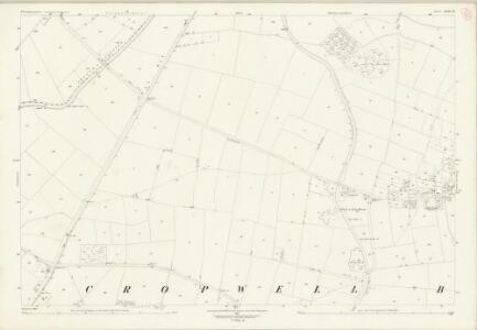Nottinghamshire XLIII.14 (includes: Cotgrave; Cropwell Bishop; Cropwell Butler) - 25 Inch Map