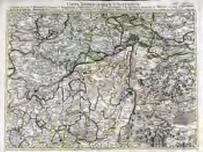 Carte topographique d'Allemagne contenant une partie de Baviere les principautés de Wurtemberg, d'Oettingen