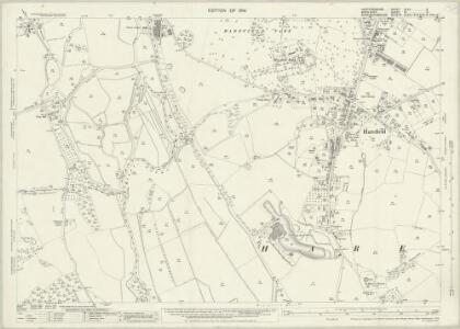 Hertfordshire XLVII.3 (includes: Denham; Rickmansworth Urban; Uxbridge) - 25 Inch Map