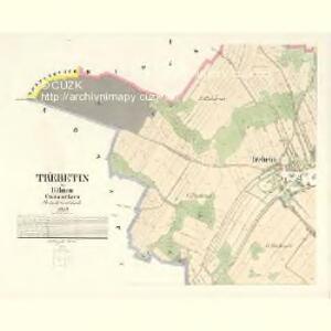 Třebetin - c8025-1-001 - Kaiserpflichtexemplar der Landkarten des stabilen Katasters