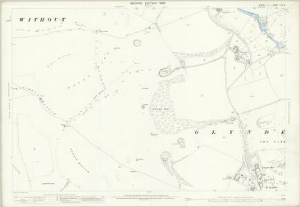 Sussex LIV.15 (includes: Glynde; Ringmer; South Malling Without) - 25 Inch Map