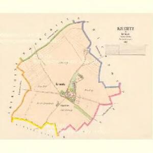 Kramitz - c2622-1-001 - Kaiserpflichtexemplar der Landkarten des stabilen Katasters