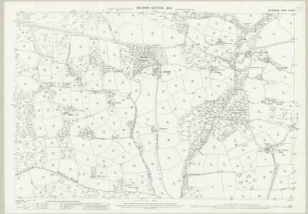 Devon XXXIII.5 (includes: Creacombe; Rose Ash) - 25 Inch Map