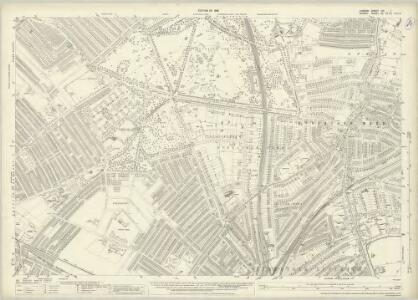 London (1915- Numbered sheets) XIII.1 (includes: Wandsworth Borough) - 25 Inch Map