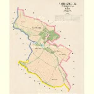 Nahorzeditz (Nahorzetice) - c4946-1-001 - Kaiserpflichtexemplar der Landkarten des stabilen Katasters