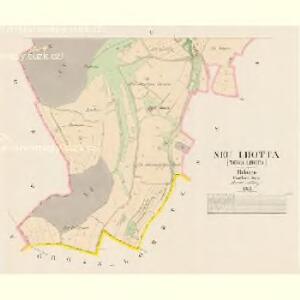 Neu Lhotta (Nowa Lhota) - c5198-1-002 - Kaiserpflichtexemplar der Landkarten des stabilen Katasters