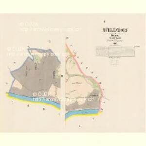 Mühlendorf - c7070-1-002 - Kaiserpflichtexemplar der Landkarten des stabilen Katasters