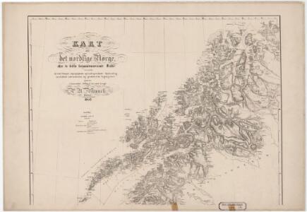 Norge 170: Kart over det nordlige Norge (nord)