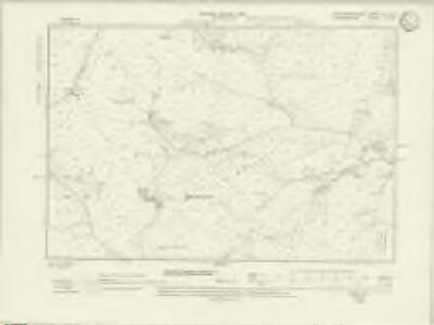 Montgomeryshire XL.SE - OS Six-Inch Map