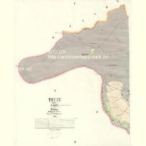 Thein - c8142-1-001 - Kaiserpflichtexemplar der Landkarten des stabilen Katasters
