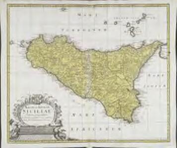 Regni & insvlae Siciliae tabula geographica