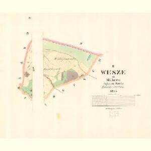 Wesze - m3353-1-002 - Kaiserpflichtexemplar der Landkarten des stabilen Katasters