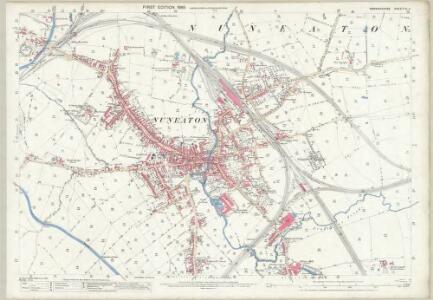 Warwickshire XI.9 (includes: Nuneaton) - 25 Inch Map