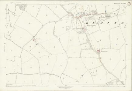 Northamptonshire XIX.15 (includes: Barnwell; Hemington; Luddington; Polebrook; Thurning) - 25 Inch Map