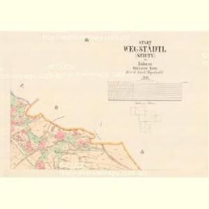 Wegstädtl (Štiety) - c7781-1-003 - Kaiserpflichtexemplar der Landkarten des stabilen Katasters