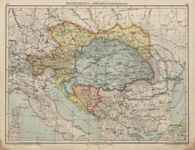 Österreich-Ungarn, Staatenkarte