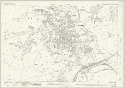 Northumberland (New Series) LXIX.6 (includes: Morpeth; Pegswood) - 25 Inch Map