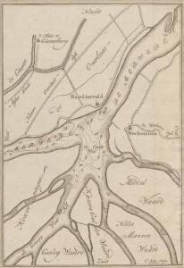 [Map of the Merwede near Hardinxveld]