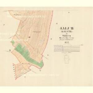 Jalub (Galub) - m1020-1-005 - Kaiserpflichtexemplar der Landkarten des stabilen Katasters