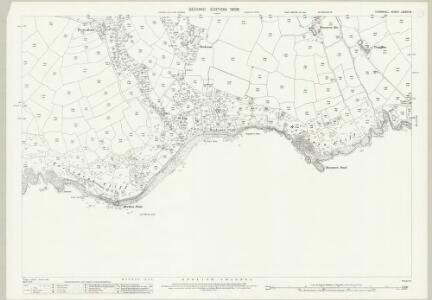 Cornwall LXXVIII.8 (includes: St Buryan) - 25 Inch Map