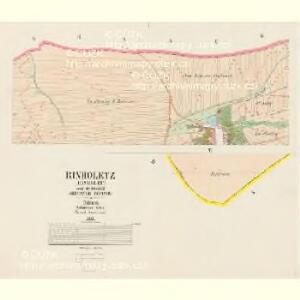 Rinholetz (Rinholec) - c6667-1-001 - Kaiserpflichtexemplar der Landkarten des stabilen Katasters