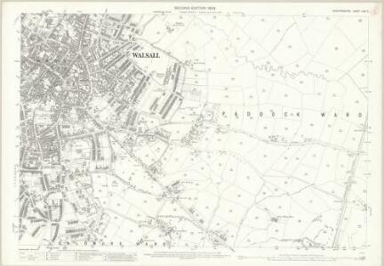 Staffordshire LXIII.11 (includes: Walsall) - 25 Inch Map