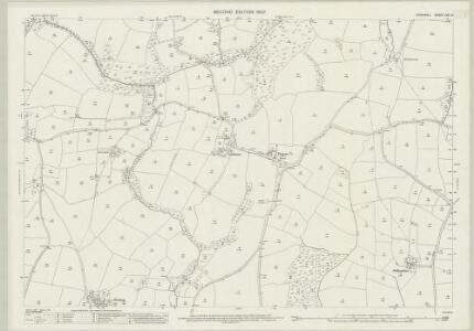 Cornwall LXV.14 (includes: Gerrans; Philleigh; St Just in Roseland) - 25 Inch Map