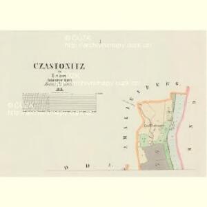 Czastonitz - c0803-1-001 - Kaiserpflichtexemplar der Landkarten des stabilen Katasters