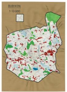 Bubikon: Definition der Siedlungen für die eidgenössische Volkszählung am 01.12.1950; Siedlungskarte