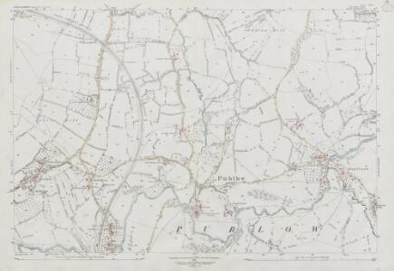 Somerset XII.8 (includes: Compton Dando; Norton Malreward; Publow; Stanton Drew) - 25 Inch Map