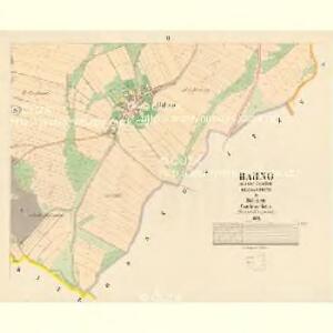 Bahno - c0058-1-002 - Kaiserpflichtexemplar der Landkarten des stabilen Katasters