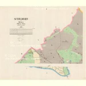 Schildern - c7795-1-001 - Kaiserpflichtexemplar der Landkarten des stabilen Katasters