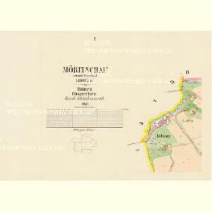 Möritschau - c4842-1-001 - Kaiserpflichtexemplar der Landkarten des stabilen Katasters