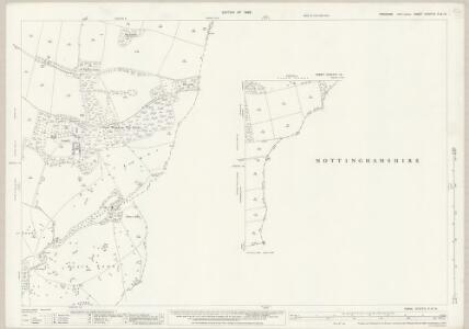 Yorkshire CCXCVII.9 (inset CCXCVII.13) (includes: Carlton In Lindrick; Hodsock; Gildingwells; Letwell; Wallingwells) - 25 Inch Map