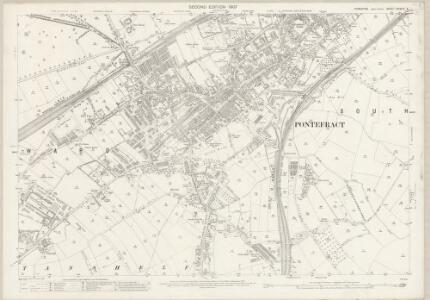 Yorkshire CCXLIX.4 (includes: Pontefract) - 25 Inch Map