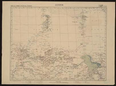 Carte de l'Afrique occidentale française. Zinder